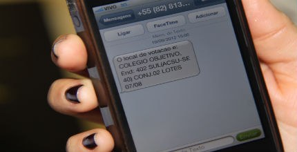 tre-to local de votação por sms