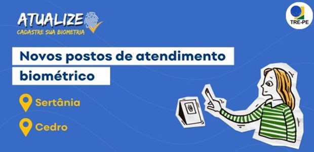 TRE-PE amplia atendimento com novos postos em Sertânia e Cedro - 17.10.2025 TRE-PE amplia atendimento com novos postos em Sertânia e Cedro - 17.10.2025