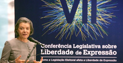 Presidente do TSE, ministra Cármen Lúcia, participa da VII Conferência Legislativa sobre Liberda...