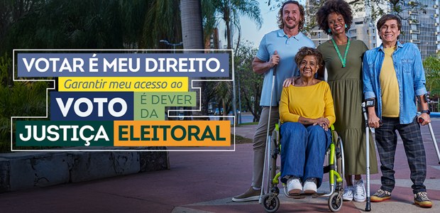 TSE lança campanha nacional de acessibilidade para garantir às pessoas com deficiência o direito...
