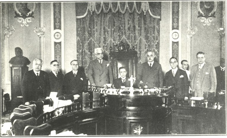 TSE - Registro raro da sessão de instalação do Tribunal Superior Eleitoral (TSE), em 20 de maio ...