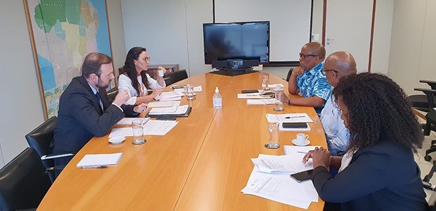 TSE se reúne com representantes da Embaixada da África do Sul 10.05.2023