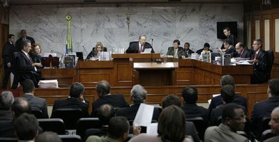 Plenário do TSE em sessão ordinária conduzida pelo Ministro Ricardo Lewandowski.