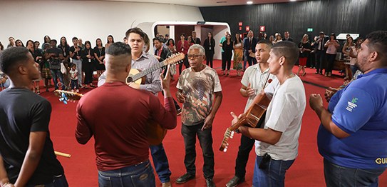 Visita de estudantes do Quilombo Mesquita - Foto: Antonio Augusto/Secom/TSE - 21.09.2023