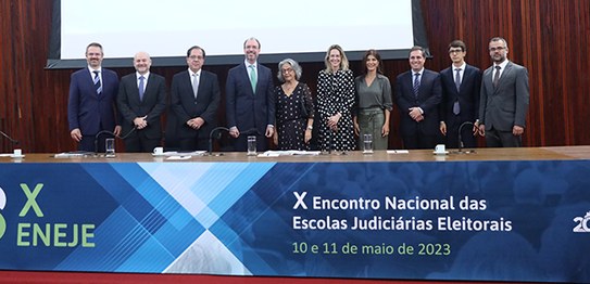 X Encontro Nacional de Escolas Judiciárias Eleitorais (Eneje) 10.05.2023 - Foto: Antonio Augusto...