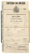 Primeiro título eleitoral - 1881. Decreto nº 3.029 – 09.01.1881