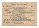 Sexto título eleitoral - 1945. Decreto-Lei 7.586 – 28.05.1945