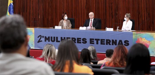 Alejandro Zambrana/Secom/TSE - Lançamento da Exposição Mulheres Eternas - 10.08.2022