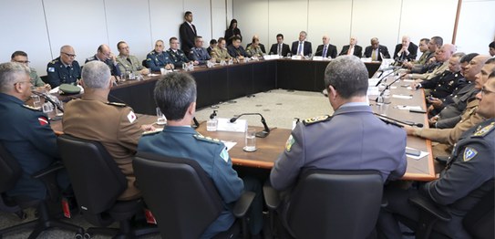 Alejandro Zambrana/Secom/TSE - Reunião com os Comandantes Gerais das Polícias Militares dos Esta...