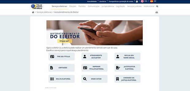 Autoatendimento do eleitor imagem 21.03.2023