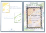 Cartilha - Diploma do ex-presidente Luiz Inácio Lula da Silva (frente) 
