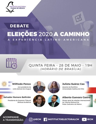 Debate sobre a experiência latino-americana nas eleições em 28.05.2020