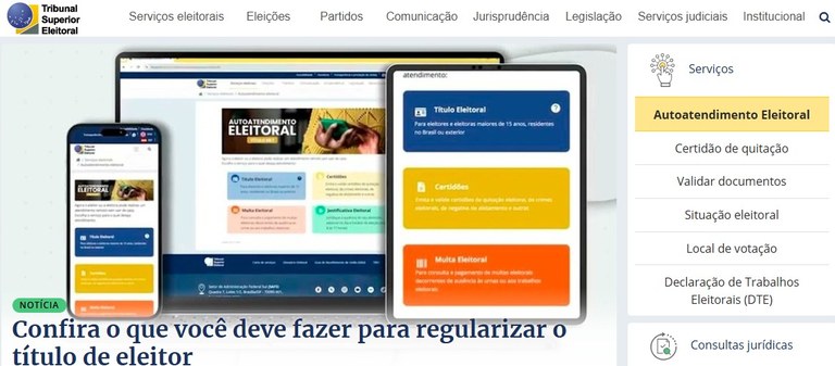 Débitos com a Justiça Eleitoral podem ser quitados via Pix e cartão 13.01.2025