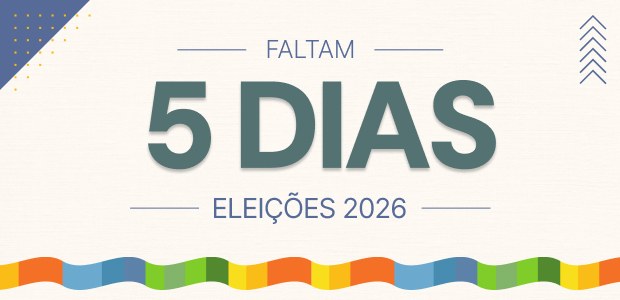 Contagem regressiva faltam 5 dias