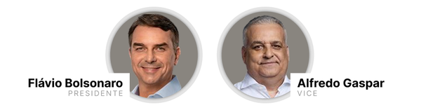 Flavio Bolsonaro e Alfredo Gaspar