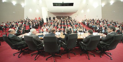 Fórum da Justiça Eleitoral e Tribunais de Contas no TSE em 10.05.2013 Abertura de Fórum da Justiça Eleitoral e Tribunais de Contas