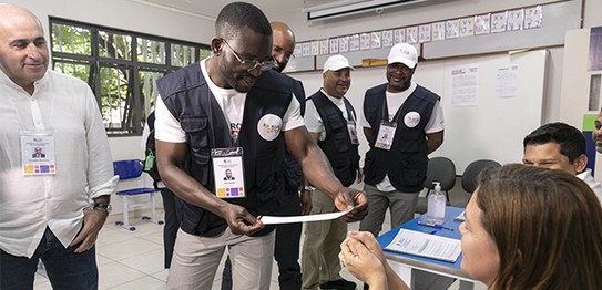 Photo: Alejandro Zambrana/Secom/TSE - International observers second round elections - 10.30.2022 Photo: Alejandro Zambrana/Secom/TSE - International observers second round elections - 30.10....