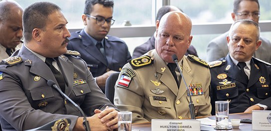 Foto: Alejandro Zambrana/Secom/TSE - Reunião com Comandantes Gerais das Polícias Militares dos E...
