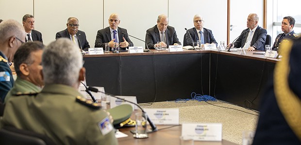 Foto: Alejandro Zambrana/Secom/TSE - Reunião com Comandantes Gerais das Polícias Militares dos E...
