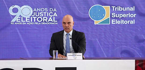 Foto: LR Moreira/Secom/TSE -Entrevista coletiva do ministro Alexandre de Moraes no CDE-01.10.2022