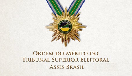 Identidade visual Ordem do Mérito TSE