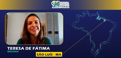 JE Mora ao lado Tereza de Fátima - 03.05.2022