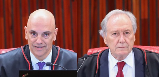 Ministro Alexandre de Moraes e Ricardo Lewandowski - 14.06.2022