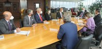 Ministro Edson Fachin recebe representantes da Fenajufe - 15.03.2022