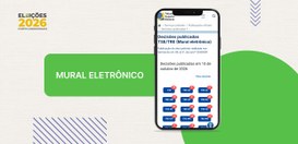 Mural eletrônico da Justiça Eleitoral para consultar decisões do TSE e dos TREs sobre as eleições