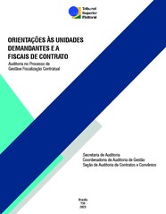 Orientações às Unidades Demandantes e a Fiscais de Contrato