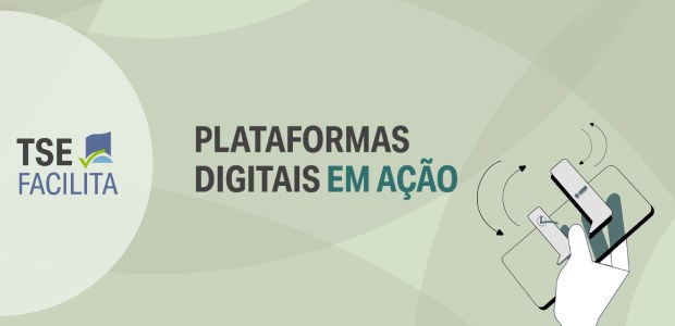 Banner horizontal com fundo abstrato em tons de verde-claro. À esquerda, um logotipo circular br...