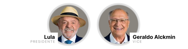 Lula e Geraldo Alckmin na página de propostas de governo do TSE