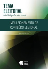 A Biblioteca do TSE, com o objetivo de disseminar informações  atualizadas sobre assuntos eleito...