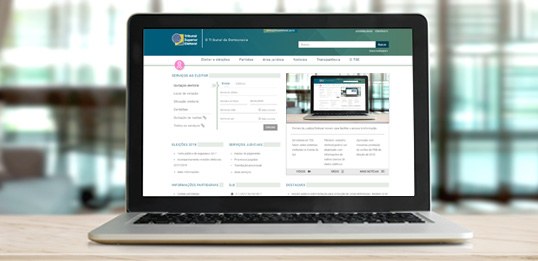 Banner de divulgação do novo portal da JE 2017