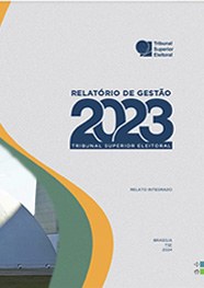 TSE- Relatório de Gestão do Exercício de 2023 capa